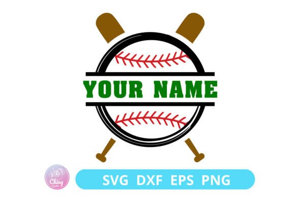 Baseball Name SVG, Baseball SVG, PNG for Creative Designs