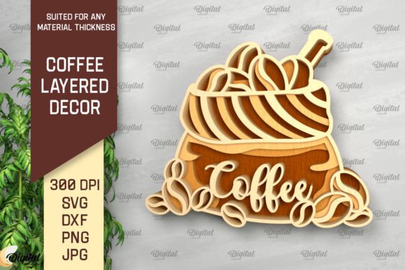Coffee Layered Wall Decor Laser Cut: A Guide to This Creative Asset