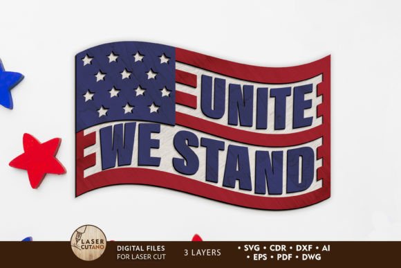 Independence Day Decor Crafting Panel: A Patriotic SVG Design