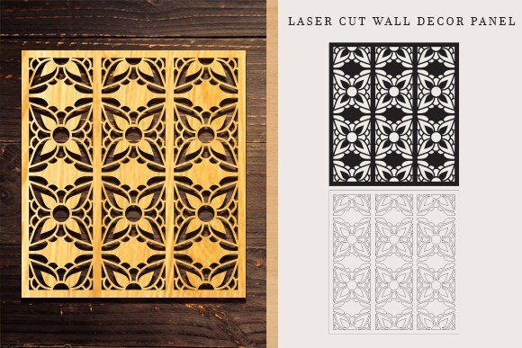 Laser Cut Panel Wall Svg Design