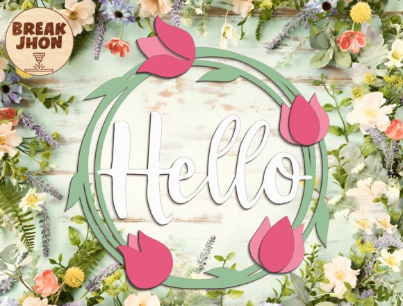 Spring Crafting with the Hello Spring Tulip Cut File